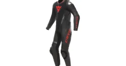 Dainese Demon Sprint perforierte 1-Teiler Motorrad Lederkombi