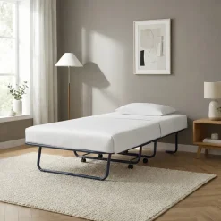 dechome Gästebett Spagat 80 x 190 cm silber