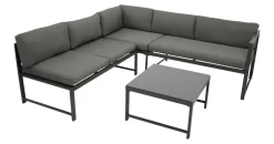 DEGAMO Montana Loungeset Aluminium dunkelgrau
