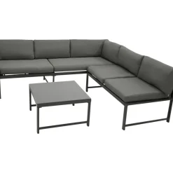 DEGAMO Montana Loungeset Aluminium dunkelgrau