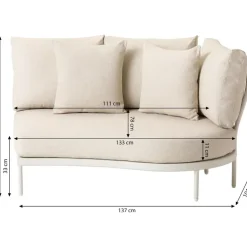 Dehner Avignon Loungeset beige