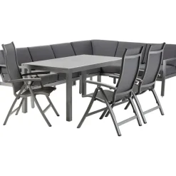 Dehner Chicago Loungeset grau