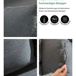 Dehner Colmar Loungeset braun