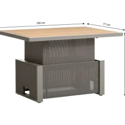 Dehner Colmar Loungeset braun