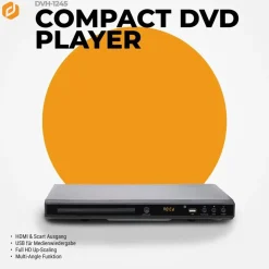 Denver DVH-1245 DVD-Player Schwarz