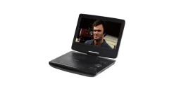 Denver MT-1097 Tragbarer DVD-Player 25.4cm 10 Zoll EEK: C (A - G) Akkubetrieb, inkl. 12V Kfz-Anschlusskabel Schwarz