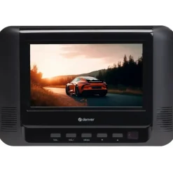 Denver MTW-793 Tragbarer DVD-Player 17.78cm 7 Zoll EEK: D (A - G) Akkubetrieb, inkl. 12V Kfz-Anschlusskabel, inkl. zweiter