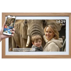 Denver PFF-2162LW Digitaler Bilderrahmen Hellbraun 54,6 cm 21.5 -