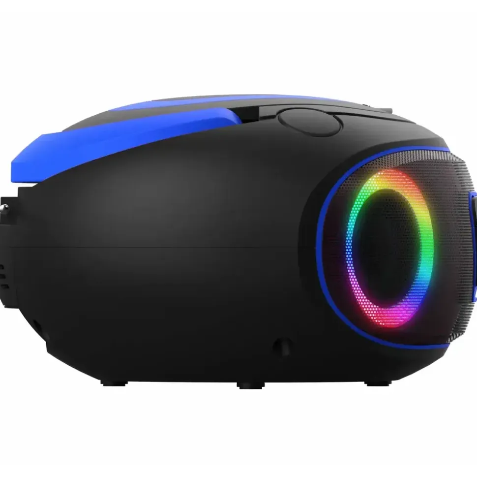 Denver TDB-212BU DAB+ Boombox mit DAB+/FM-Radio, Bluetooth-funktion, blau