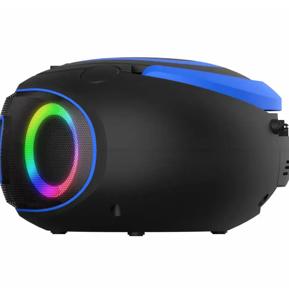 Denver TDB-212BU DAB+ Boombox mit DAB+/FM-Radio, Bluetooth-funktion, blau
