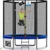 Devoko Trampolin Outdoor 183/228/305/366/427 cm Blau
