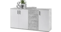 Die Möbelfundgrube Bobby 160 x 82 x 35 cm weiß