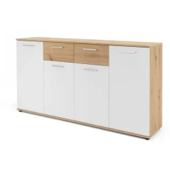 Die Möbelfundgrube Jacky 160 x 85 x 35 cm Weiß