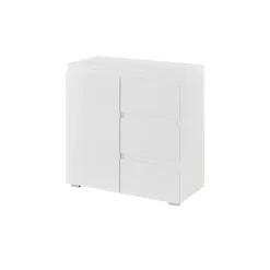 Die Möbelfundgrube Kommode 80 x 79 x 40 cm Weiß