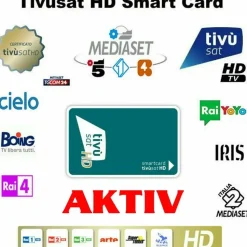 DIGIQuest Ti9 Full HD DVB-S2, HEVC – Italienisches Fernsehen (RAI, Mediaset, LA7) Hotbird 13° +