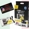 DIGIQuest TiVuSat 4K UHD Black Karte & 4K Ultra HD SmartCam Schwarz (Karte aktiviert)