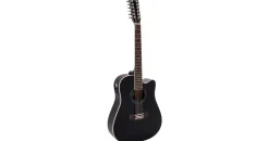 Dimavery DR-612 Westerngitarre 12-saitig, schwarz
