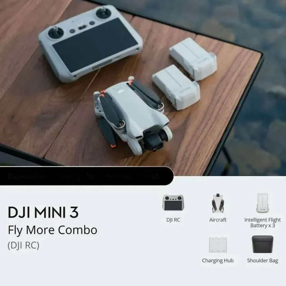 DJI Mini 3 Fly More Combo RC mit Display