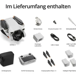 DJI Mini 3 Fly More Combo RC mit Display