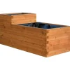 Dobar Gartenteich Superb inkl. Teichfolie Kiefer Braun 180 x 78 x 80 cm FSC®