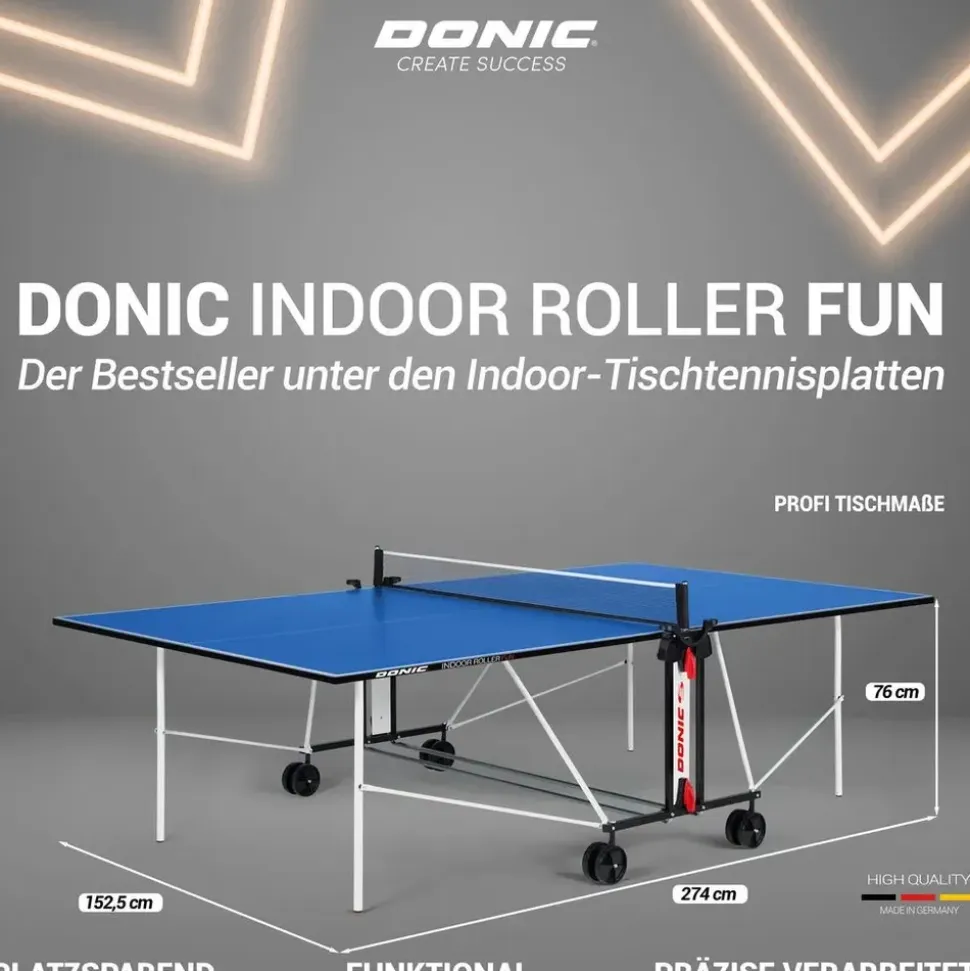 Donic Schildkröt Indoor Roller Fun blau