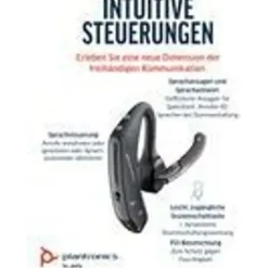 DParts Plantronics Voyager 5200 Headset schwarz