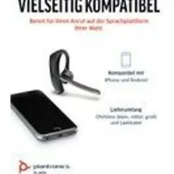 DParts Plantronics Voyager 5200 Headset schwarz