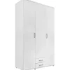 Drehtürenschrank MIRAY 120 x 196 x 54 cm Weiß