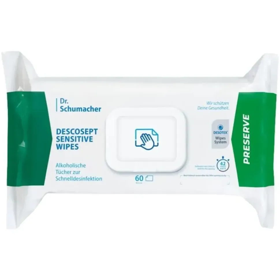 Dr. Schumacher Descosept Sensitive Wipes 60 St.