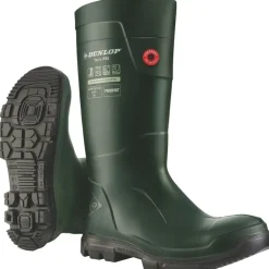 Dunlop Purofort TerraPRO Full Safety Gummistiefel Grün/Schwarz 44
