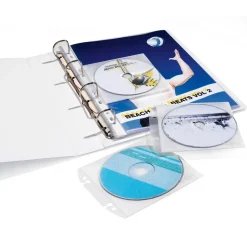 Durable CD/DVD-Hüllen CoverEasy PP transparent (10er-Pack)