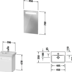Duravit No.1 5-tlg. Graphit Matt