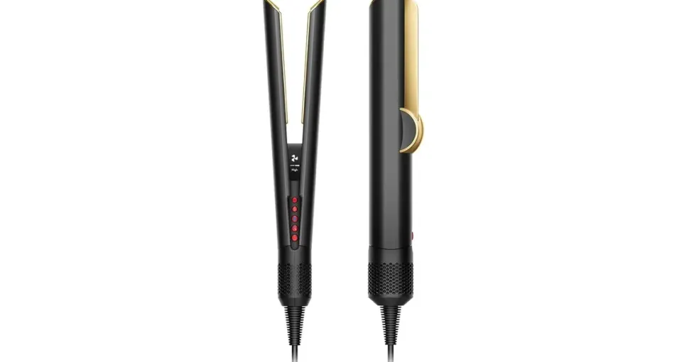 Dyson Airstrait onyx-black/gold