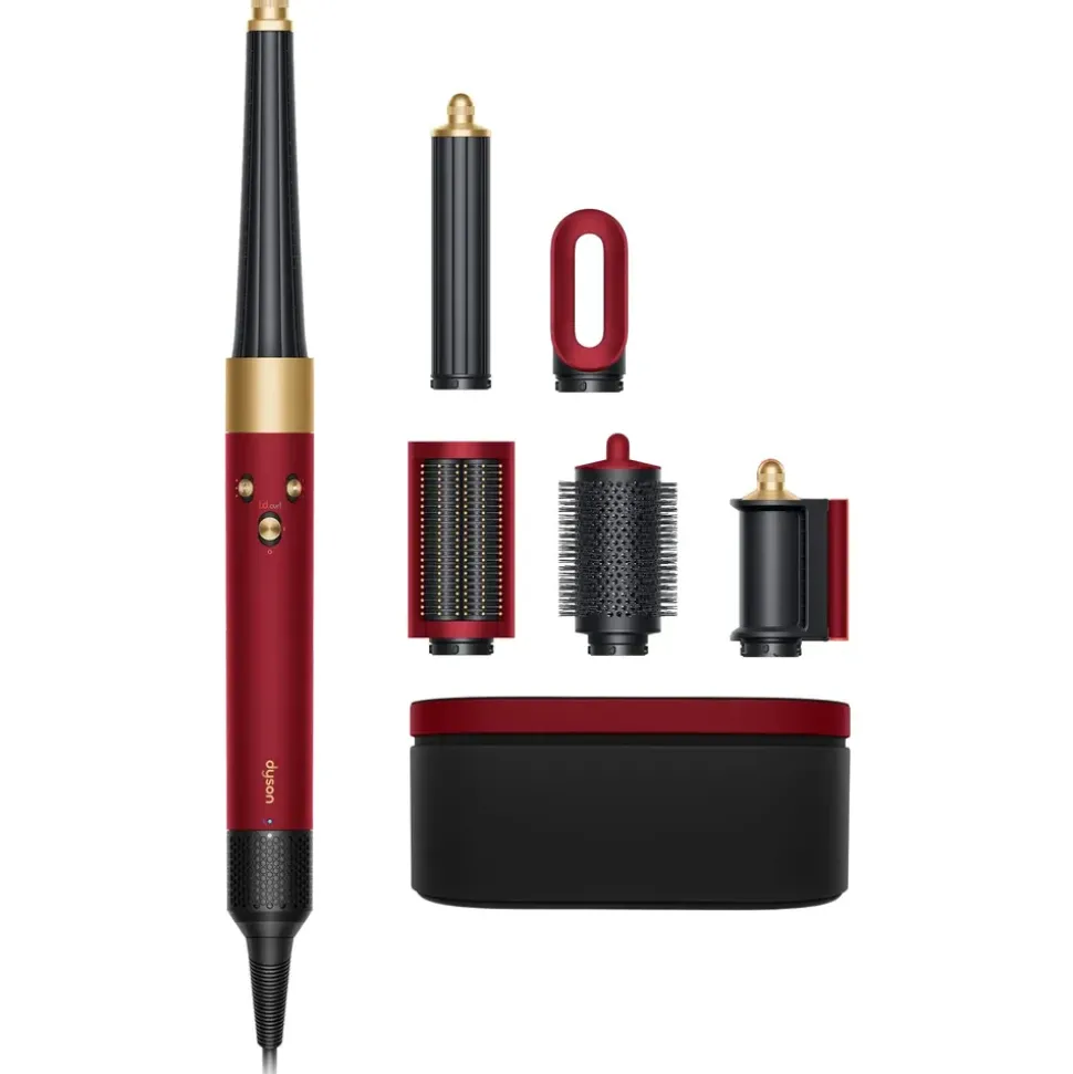 Dyson Airwrap i.d. Straight + Wavy Red Velvet/Gold