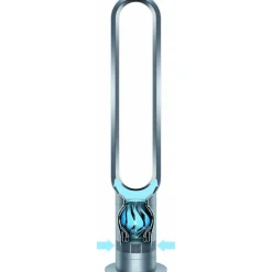 Dyson AM07 Turmventilator weiß/silber inkl. Fernbedienung