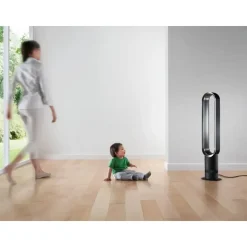 Dyson AM07 Turmventilator weiß/silber inkl. Fernbedienung