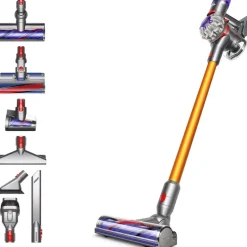 Dyson V8 Absolute silber/gelb