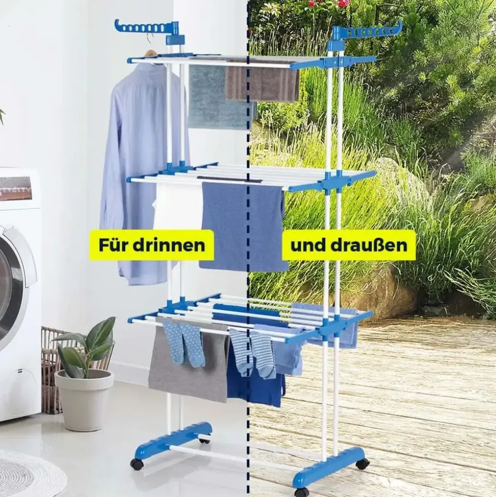 EasyMaxx 16 m blau/weiß