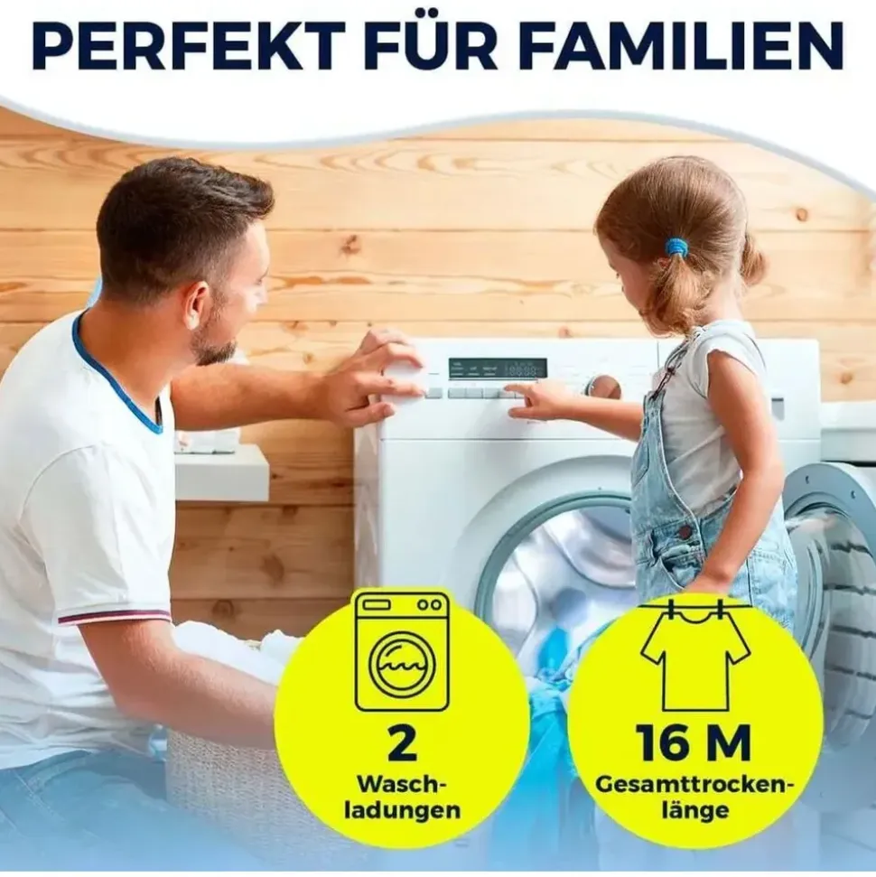 EasyMaxx 16 m blau/weiß