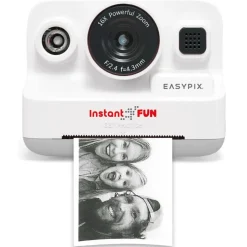 Easypix InstantFUN Digitale Sofortbildkamera Weiß