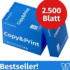 easyprint Kopierpapier A4 80 g/m2 5 x 500 Blatt