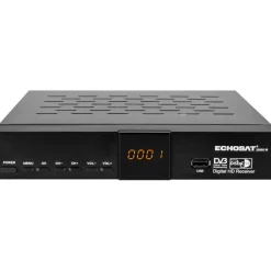Echosat OM-20900M – HD Sat-Receiver, SCART, HDMI – Schwarz