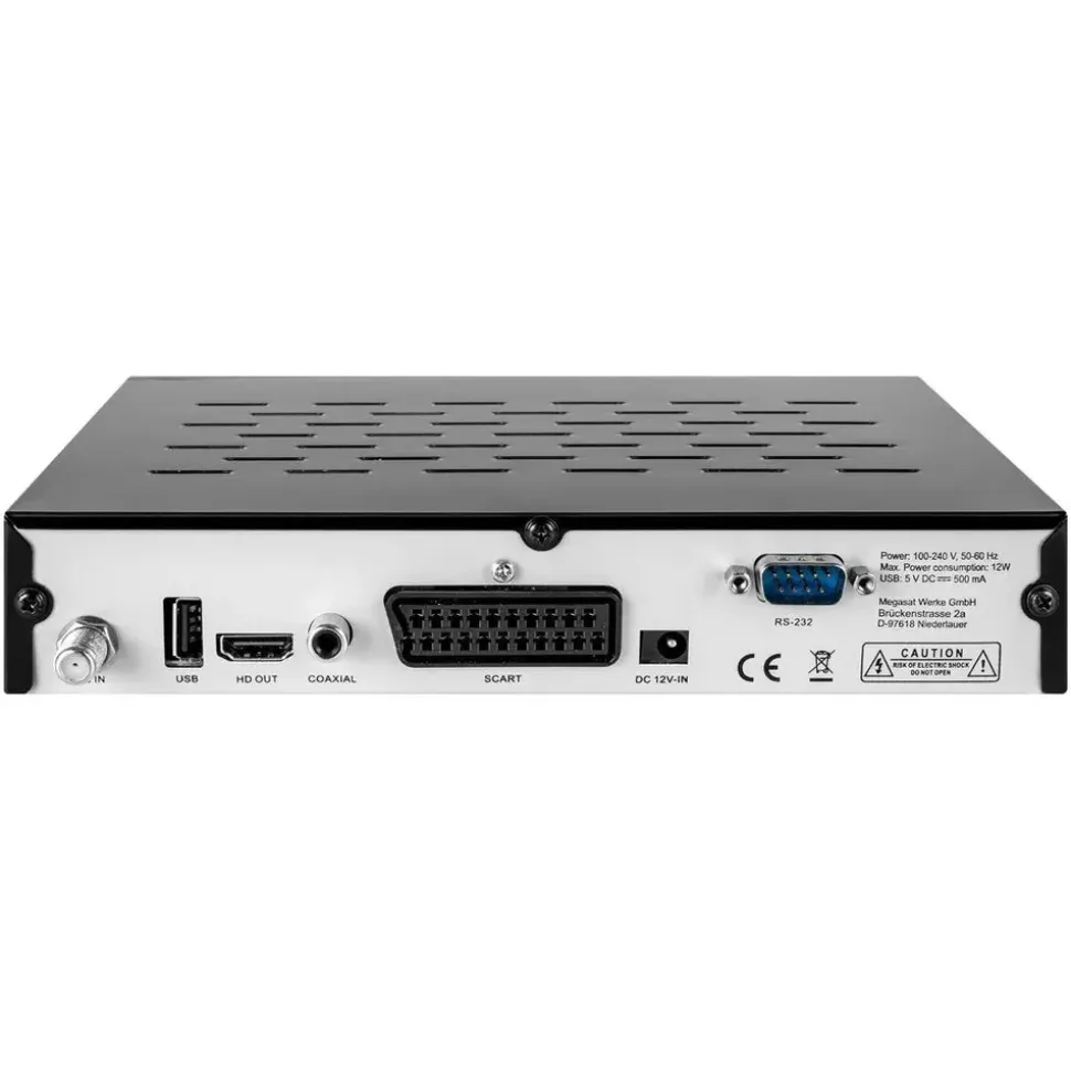 Echosat OM-20900M – HD Sat-Receiver, SCART, HDMI – Schwarz