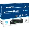 Edision Picco T265 Plus Terrestrischer DVB-T2 & Kabel-Receiver DVB-C H.265 HEVC FTA Full HD PVR, USB, HDMI, SCART, S/PDIF, IR, USB WiFi Support, Universal 2in1 Fernbedieung