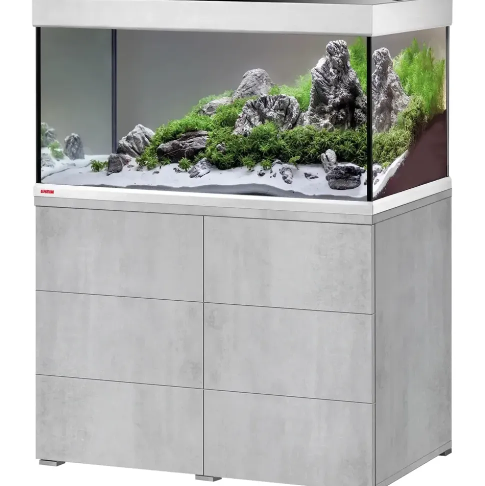Eheim Proxima 250 Aquariumkombination mit Unterschrank Grau