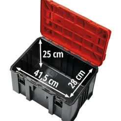 Einhell E-Case M Transportkoffer 442 x 330 x 290 mm rot, schwarz