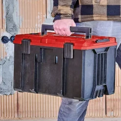 Einhell E-Case M Transportkoffer 442 x 330 x 290 mm rot, schwarz
