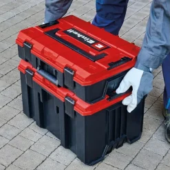 Einhell E-Case M Transportkoffer 442 x 330 x 290 mm rot, schwarz