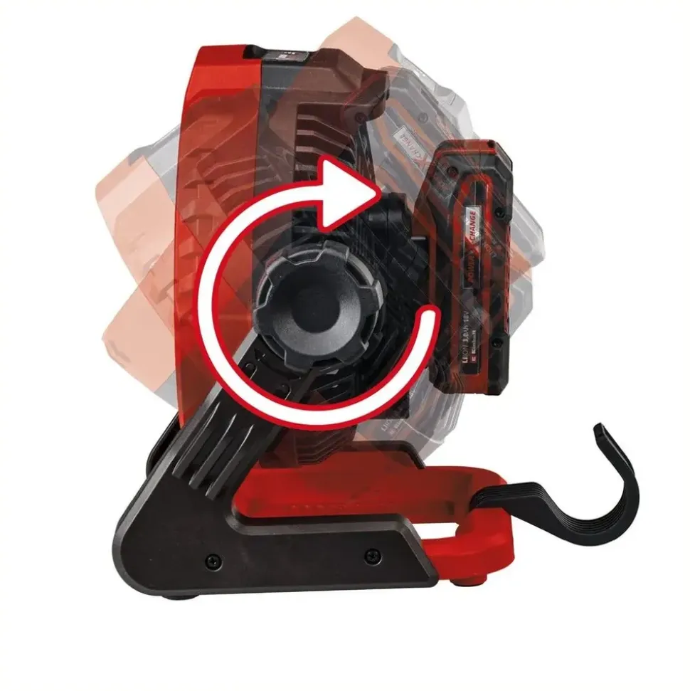 Einhell GE-CF 18/2200 Li 18 cm Bodenventilator rot 3408035