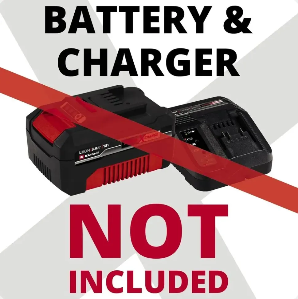 Einhell GE-CF 18/2200 Li 18 cm Bodenventilator rot 3408035